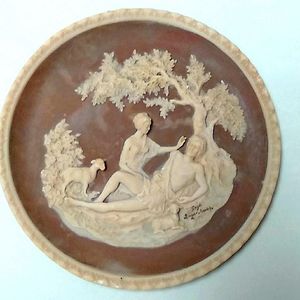 Vintage John Keats collectible plate